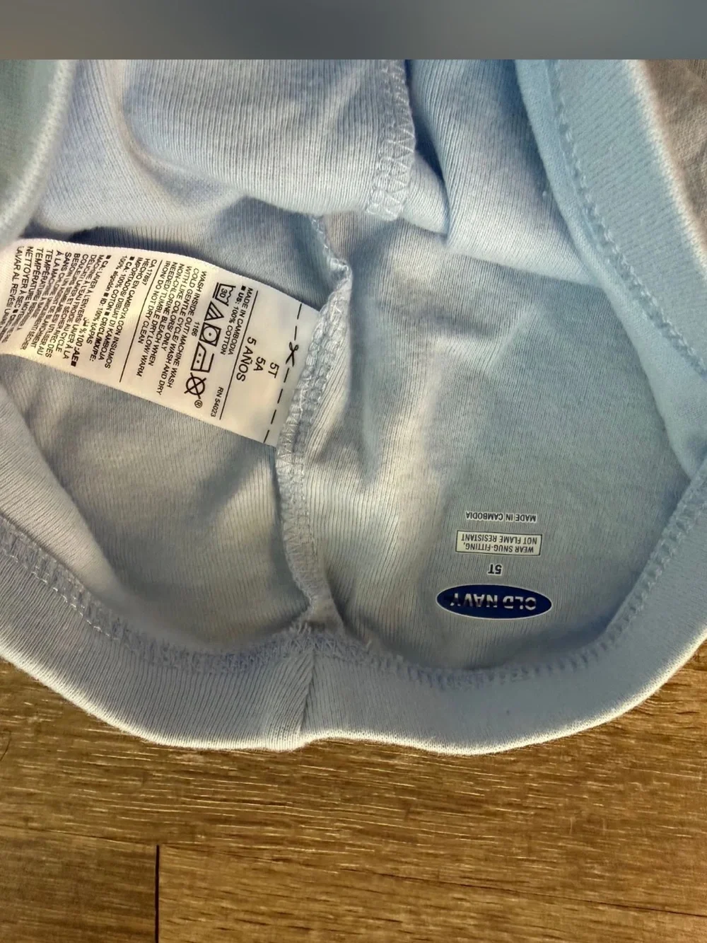 FINAL SALE Old Navy 100% Cotton PJ Pants 2-PACK Navy Clouds & Light Blue